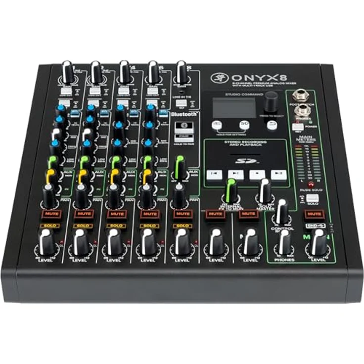 Mackie Onyx8 8-Kanal Premium Analogmischpult mit Multi-Track USB, Built-Like-A-Tank-Stahlgehäuse – Bild 3