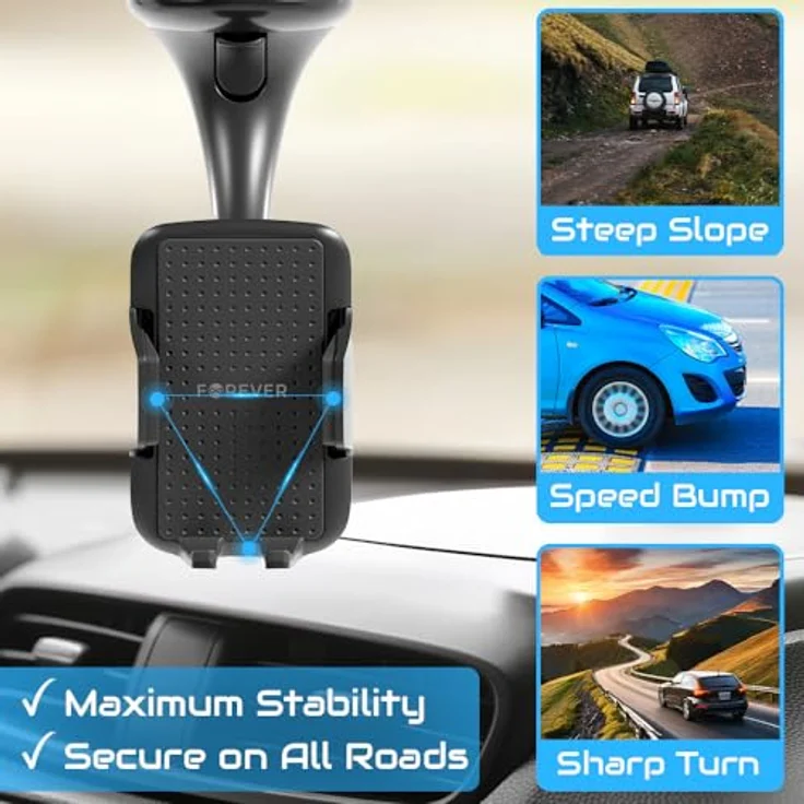 Forever T_0012222 CH-100 Universal Phone Holder 5.0-8.5 CM – Bild 8