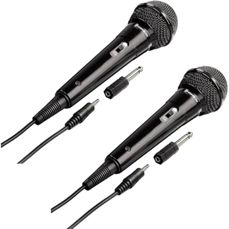 Thomson M135D Dynamisches Mikrofon, Karaoke, 2er-Pack – Bild 5