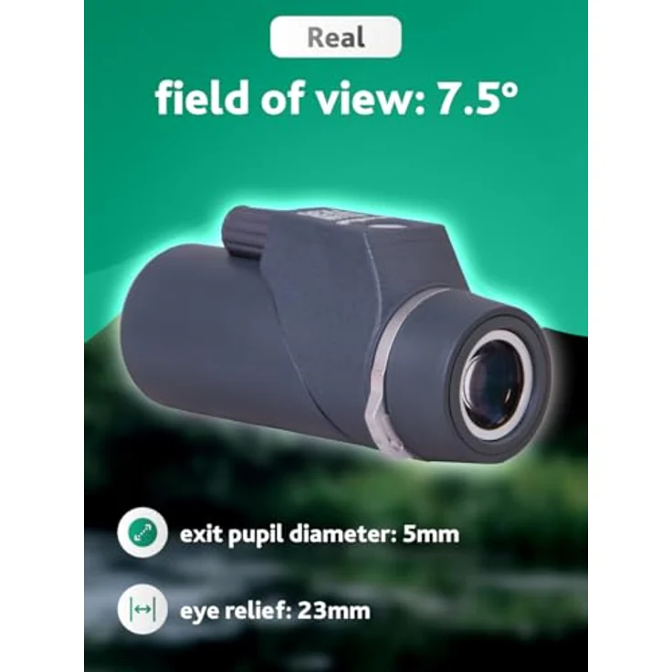 Levenhuk Nelson 7x35, Monokular Fernglas mit 7-facher Vergrößerung – Bild 3