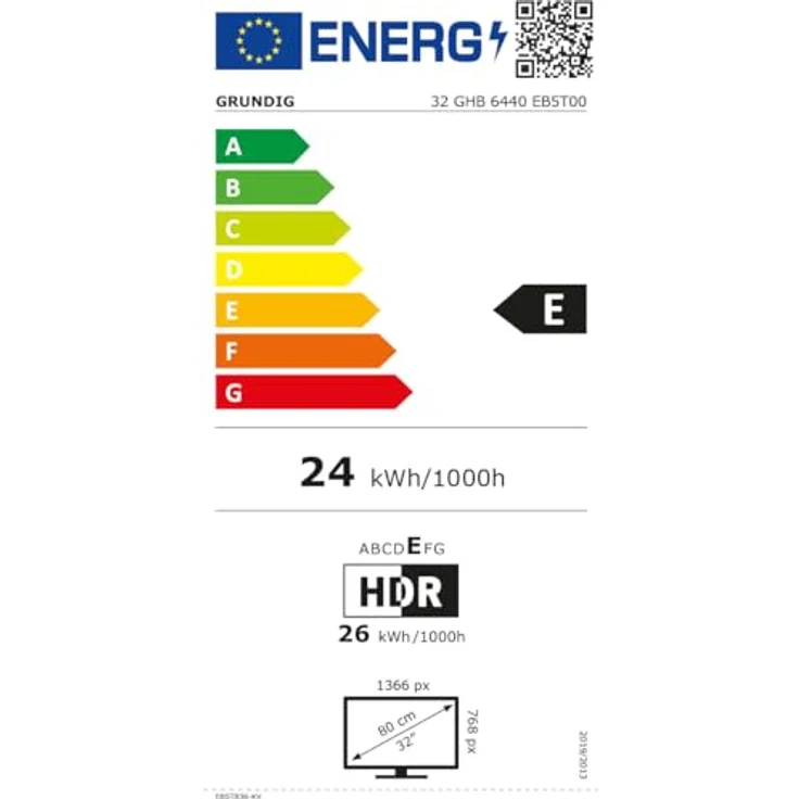 GRUNDIG 32 GHB 6440 32" HD-ready Smart TV mit Triple Tuner, Magic Fidelity Sound und USB-Media-Player, 32W Lautsprecherleistung – Bild 7