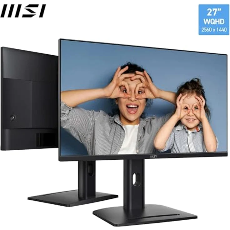 MSI PRO MP275QPG, 27" LED IPS Monitor mit QHD 2560x1440, 100Hz Adaptive Sync, TÜV Rheinland zertifiziert – Bild 2