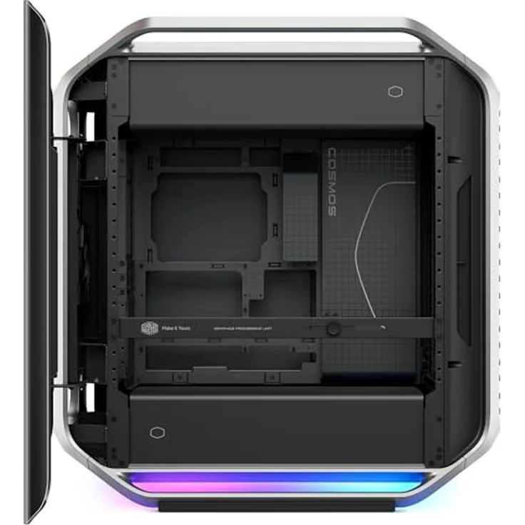 Cooler Master Cosmos ALPHA, Full Tower PC Gehäuse, Schwarz/Silber, ATX-EATX-Micro ATX-Mini-ITX, gehärtetes Glas, Gaming – Bild 8