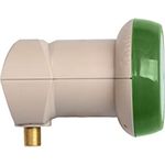 HUMAX Green Power Single-LNB, Stromspar-LNB, Satelliten universal LNB, LTE-Filter, 1 Teilnehmer inkl. Wetterschutzgehäuse und vergoldete F-Buchse, für digitales Fernsehen in HD, Full HD und 4K UHD