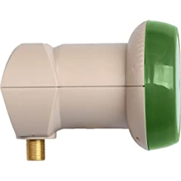 HUMAX Green Power Single-LNB, Stromspar-LNB, Satelliten universal LNB, LTE-Filter, 1 Teilnehmer inkl. Wetterschutzgehäuse und vergoldete F-Buchse, für digitales Fernsehen in HD, Full HD und 4K UHD – Bild 1
