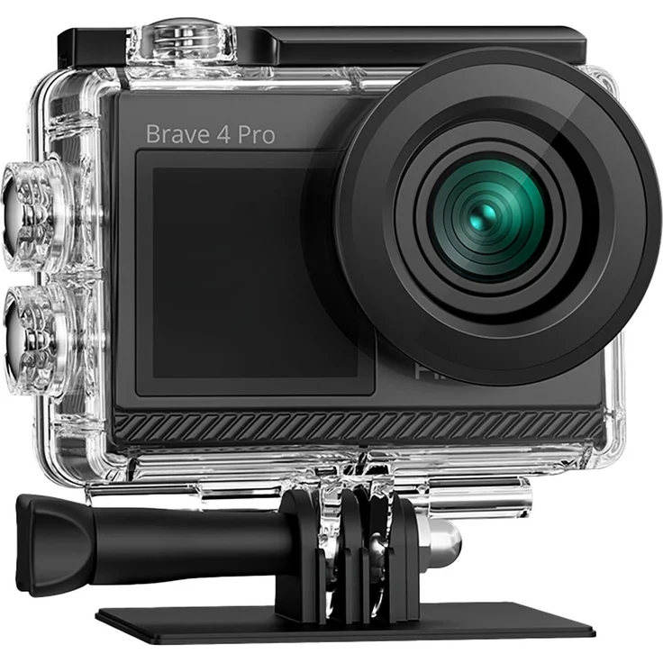 AKASO Brave 4 Pro Action Cam, 4K 30FPS, 12 MP, 5-facher Digitalzoom, grau