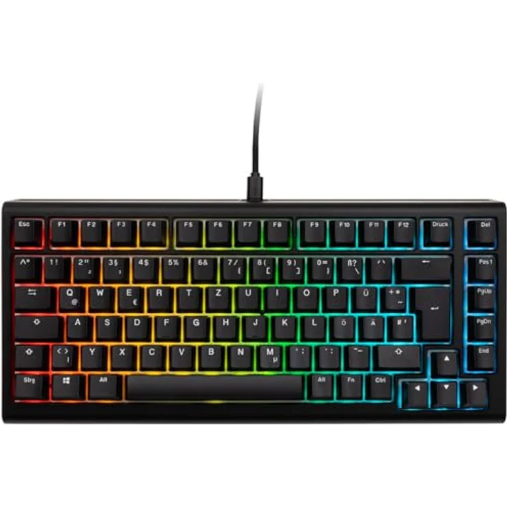 Ducky Tinker 75 Gaming-Tastatur, RGB - MX-Red (ISO-DE) – Bild 2