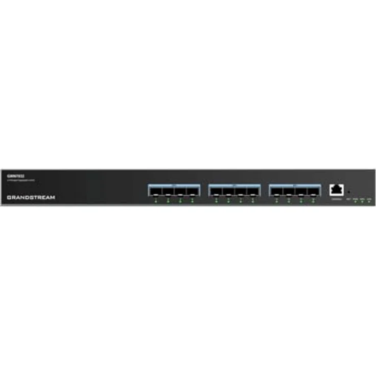 Grandstream 12P Grandstream GWN7832, 12x 10-Gigabit-SFP+-Ports (12 Ports), Netzwerk Switch, Grau – Bild 3