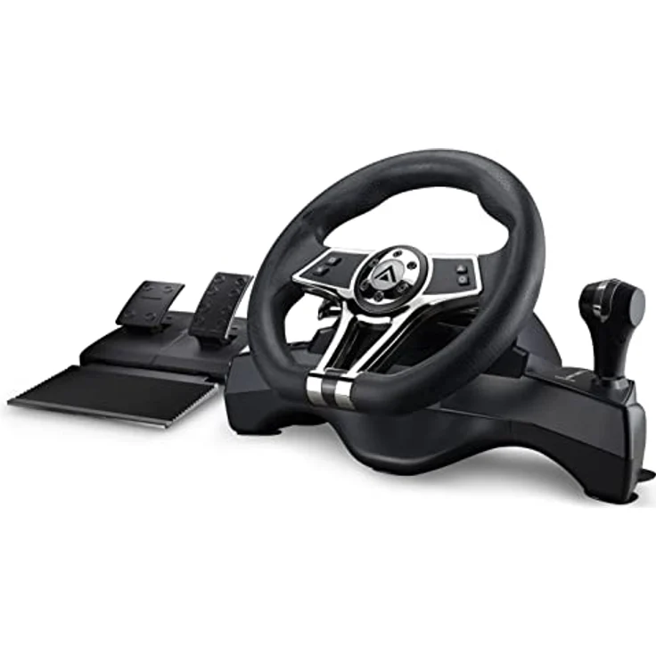 Kyzar PlayStation Steering Wheel - Wired Lenkrad & Pedale Set mit Vibrationseffekt für PS4, PS3, PC und Switch – Bild 3