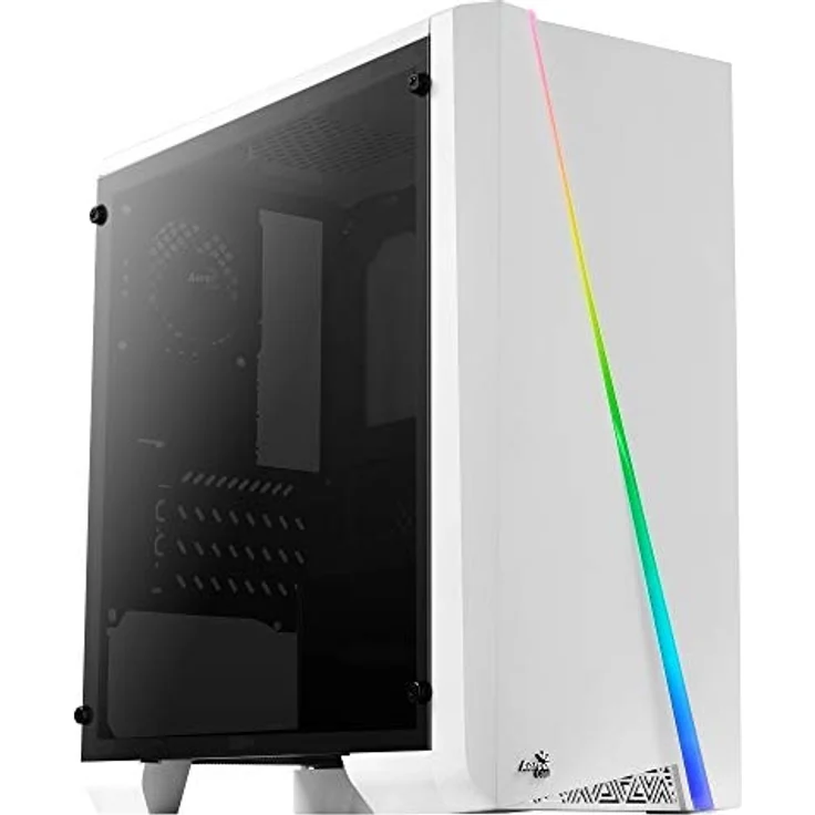 Aerocool Cylon Mini Tower-Gehäuse, weiß/schwarz, Window-Kit – Bild 3