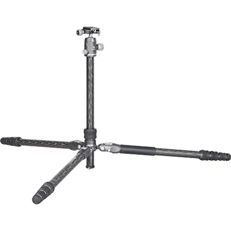 Benro Carbon Fibre Zero Series Tripod/Monopod with VX20 Ballhead, 5 Leg Sections, Twist Leg Locks, Padded Carrying Case (FRHN14CVX20) Max Height 139.5 cm – Bild 4