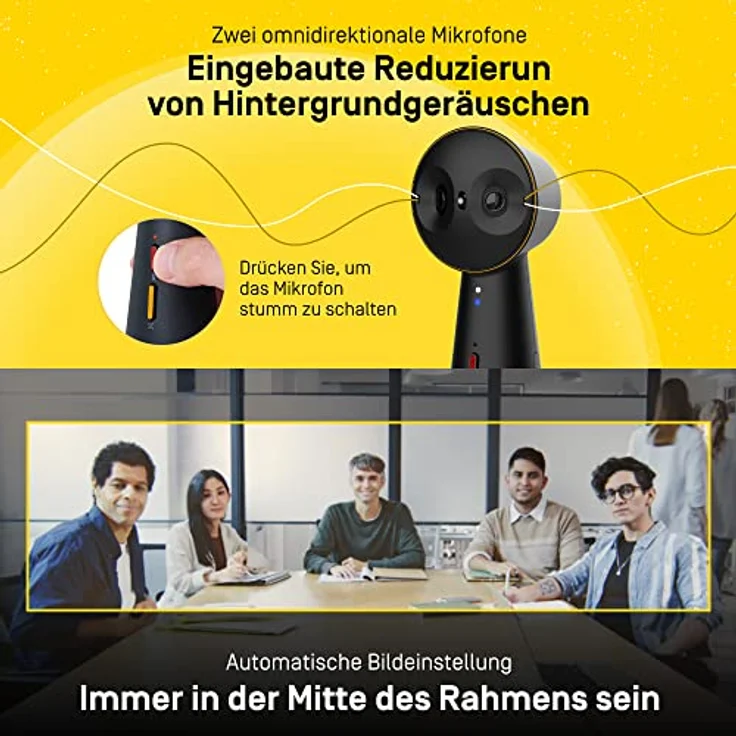 Ipevo Totem 180 Grad 4K Video-Konferenzkamera – Bild 5
