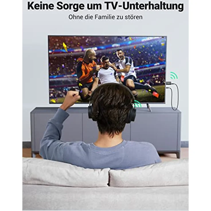 UGREEN Bluetooth 5.1 Adapter 2 in 1 Bluetooth Transmitter Empfänger Klinke Bluetooth Sender für TV, Kopfhörer, Stereoanlage und Auto – Bild 4