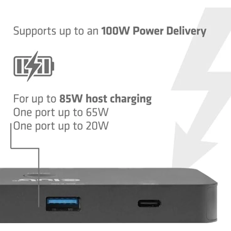 Club 3D KVM Switch 4K60Hz, 2x USB-C zu HDMI, 3x USB, 100W PD, Schwarz – Bild 8