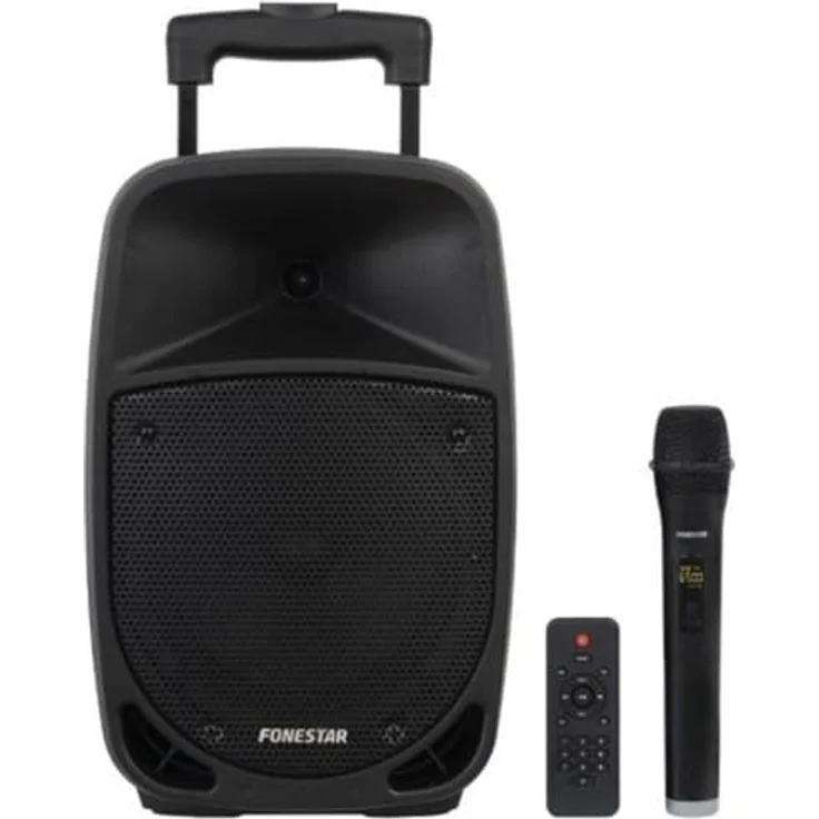 FONESTAR MALIBU-308, Tragbarer Bluetooth-Lautsprecher mit 100 W, Schwarz