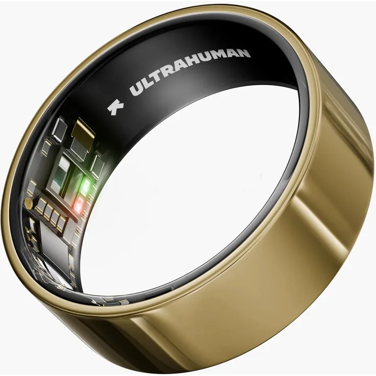 Ultrahuman Ring AIR Bionic Gold, Smart Ring in Gold, Größe 5