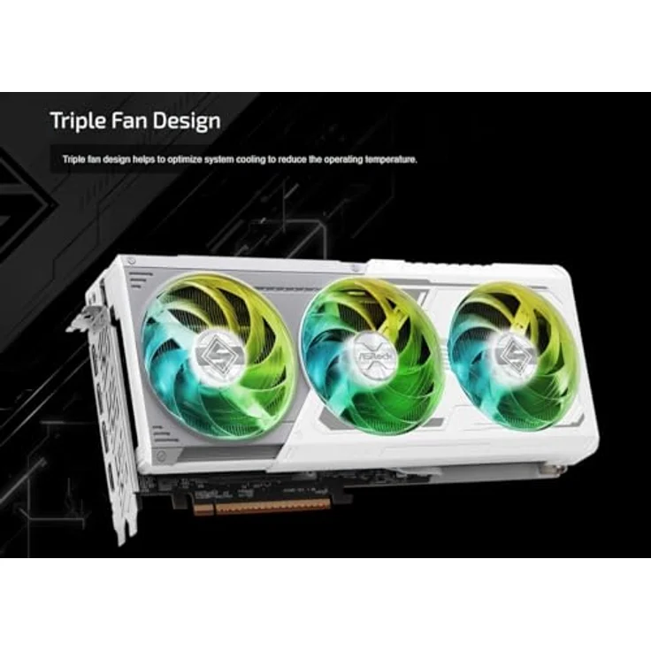 ASRock VGA RX9070XT SL 16G, AMD, 16GB, GDDR6, 256BIT, 2HDMI+2DP (3 Lüfter) – Bild 4