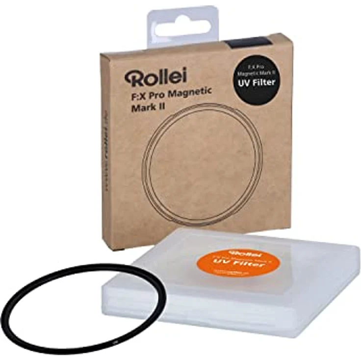 Rollei F:X Pro Magnetischer UV Filter MK II 77mm, super kratzfester Glas-Filter mit 99,5% Reflexionsfreiheit und ohne optische Verzerrungen – Bild 1