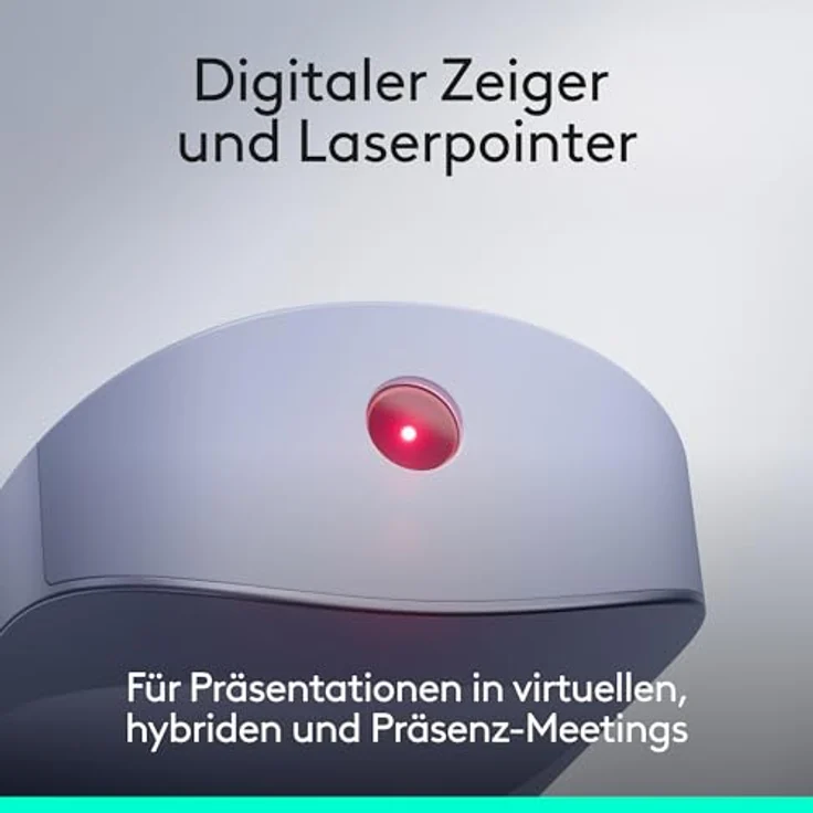 LOGITECH Spotlight 2 Presenter, Lilac – mit haptischem Feedback, digitalen Highlight-Effekten und anpassbaren Aktionen für Präsentationen in PowerPoint, Google Slides, Keynote, Zoom und Teams – Bild 6