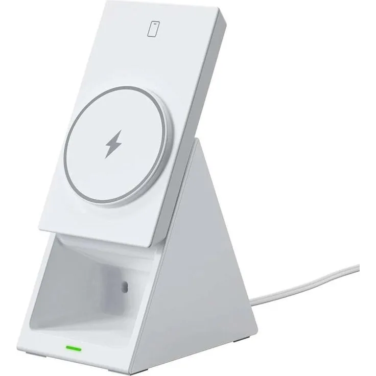 Choetech T600 15W 3in1 Induktionsladestation in Weiß - 15W, kabelloses Laden, Qi-Kompatibilität