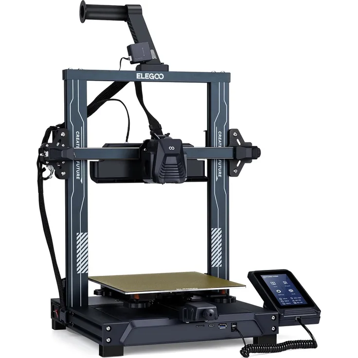 ELEGOO Neptune 4 Pro, 3D-Drucker mit Klipper-Firmware, 500 mm/s Druckgeschwindigkeit und ARM 64-Bit Quad-Core-Prozessor
