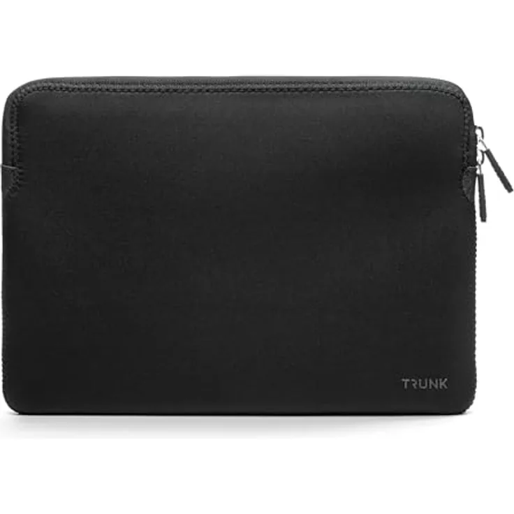Trunk Neoprene Sleeve für MacBook Air 13" (M2/M3/M4), Kratzfester Schutz mit weichem Innenfutter, Schwarz
