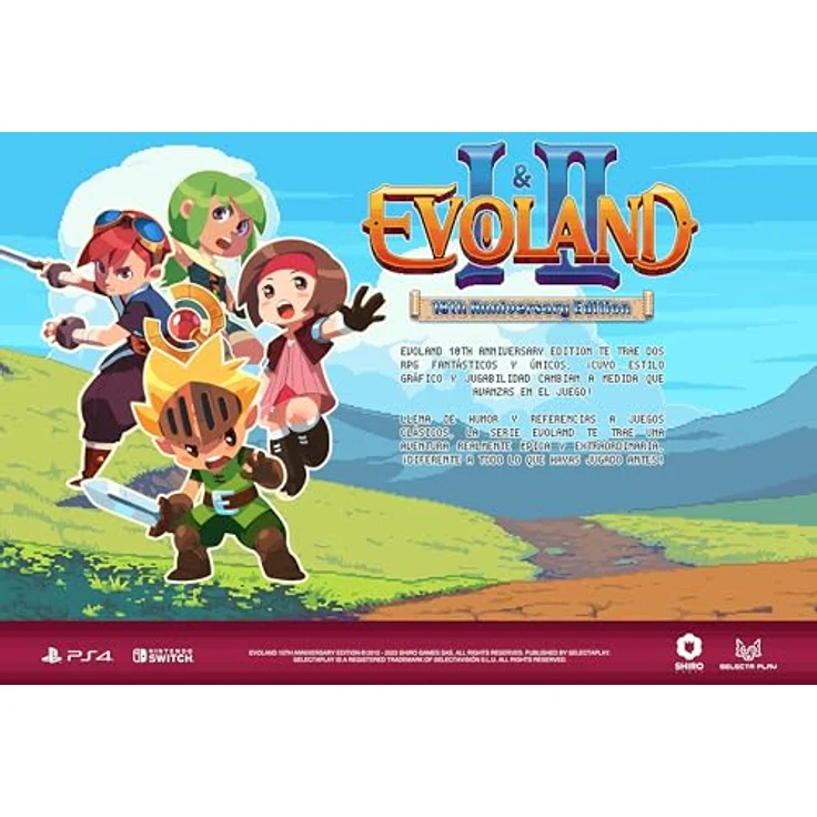 SELECTA PLAY Evoland 10th Anniversary Edition, PS4-Spiel mit dynami­schem Grafik- und Gameplay-Wechsel, humorvoller Story und RPG-Referenzen – Bild 3