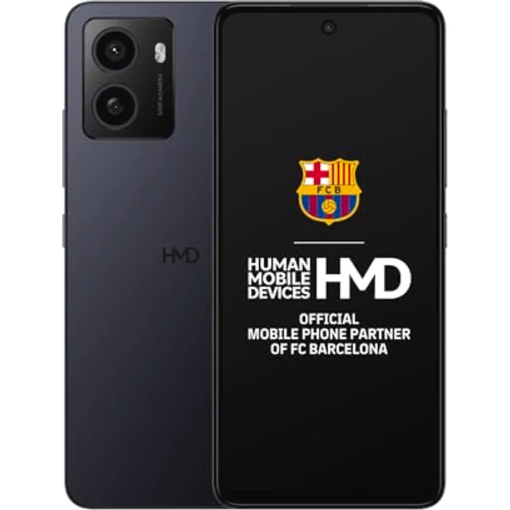 HMD Pulse Plus Smartphone Business Edition Blau (6GB RAM/128GB Speicher, 6,56“ HD+ Display, 50MP Duale Kamera, Android 14, 4G, bis zu 59 Stunden Akkulaufzeit, OZO Audio, Duale SIM, Quick Fix Design) – Bild 1