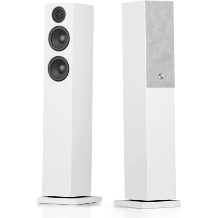 Audio Pro A38 - Aktiv Standlautsprecher mit Verstärker - Schwarz, WiFi & Bluetooth für Stereoanlage und Multiroom für Home Entertainment - Preisvergleich – Bild 2