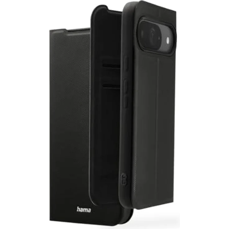 Hama Schutzhülle Daily Protect für Google Pixel 10/10 Pro, Klapphülle mit integrierten Kartenfächern, Standfunktion, Magnetverschluss, Schwarz – Bild 5