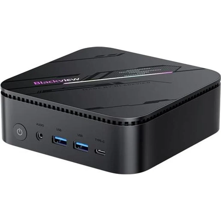 Blackview MP100 Pro, Mini-PC mit Intel® Core™ i3-1215U, 16 GB RAM, 512 GB SSD, schwarz