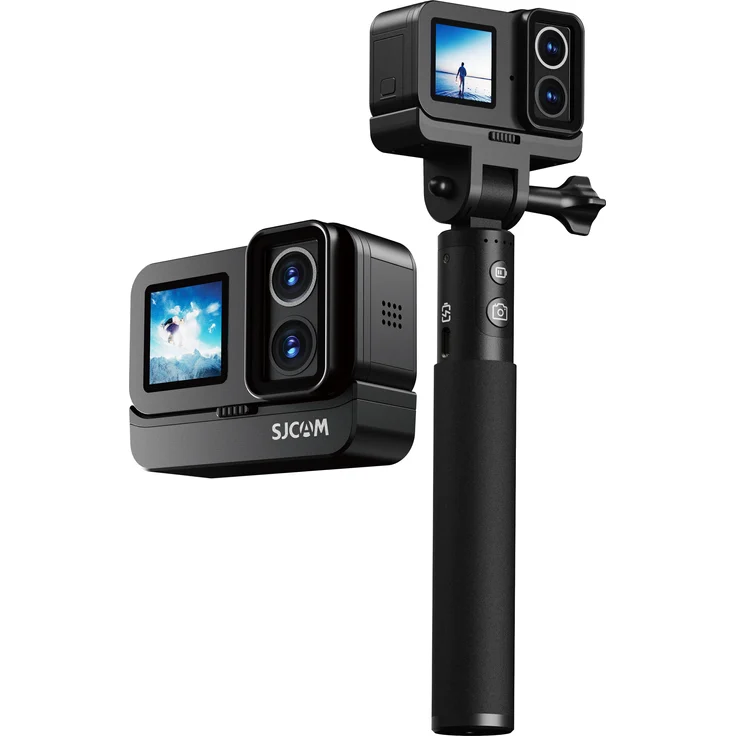 Sjcam SJ20 Pro Set, Action Cam mit 20 MP, 60 fps, WLAN, schwarz, erweiterbar bis 128 GB
