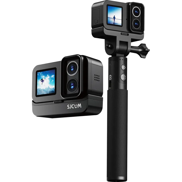 Sjcam SJ20 Pro Set, Action Cam mit 20 MP, 60 fps, WLAN, schwarz, erweiterbar bis 128 GB