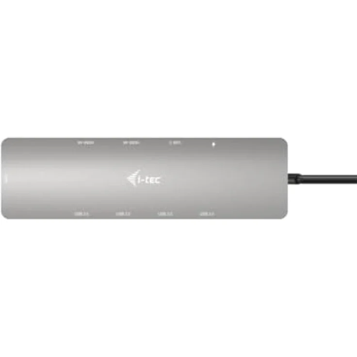 iTEC USB-C Metal Nano 2x Display Docking Station + Power Delivery 100 W, Aluminiumgehäuse, schwarz – Bild 8