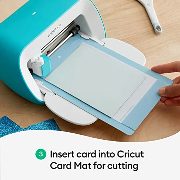Cricut 2008858 Cutaway Cards, Papier Set für Cricut Joy, 8 Karten in Pink, Violett und Türkis mit Umschlägen und Einlegern – Bild 6