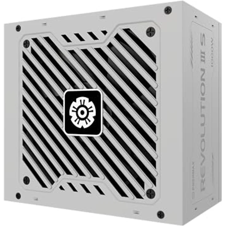 ENERMAX Revolution III S 1000W Snow White, vollmodulares ATX 3.1-Netzteil, 80 Plus Cybenetics Platinum, PCIe 5.1 12V-2x6, flüsterleiser 120mm FDB-Lüfter, Semi-Fanless, 105°C japanische Kondensatoren – Bild 5