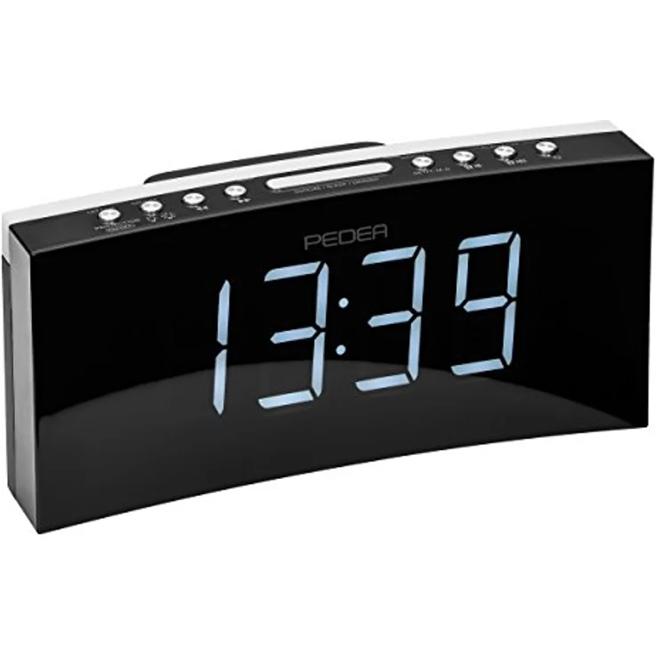 PEDEA Radiowecker mit LED Anzeige-Beleuchtung – Bild 2