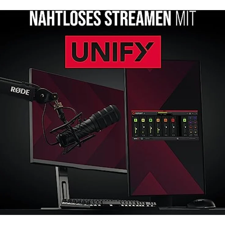 RØDE X XDM-100 Professionelles dynamisches USB-Mikrofon und virtuelle Mixing-Lösung für Streamer und Gamer – Bild 5