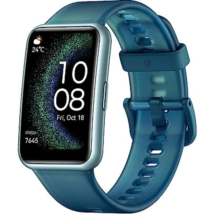 HUAWEI Watch FIT SE Smartwatch, Fitnessuhr mit 1,64-Zoll-HD-AMOLED-Bildschirm und langanhaltender Akkulaufzeit, Aktivitätstracker kompatibel mit Android & iOS, Gesundheitsmonitor & Sport-Tracker, Aquamarine Green – Bild 1