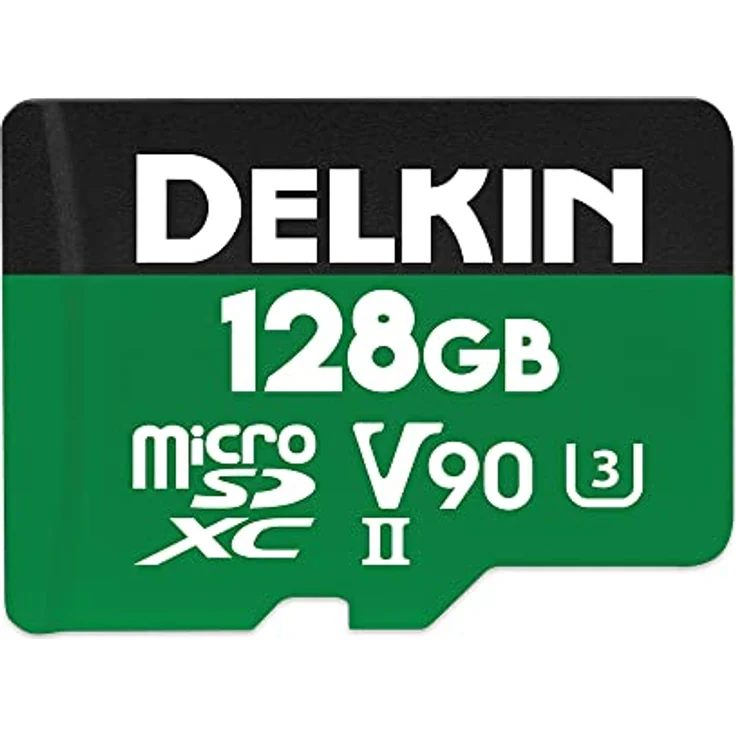 Delkin Devices 128 GB Power microSDXC UHS-II (V90) Speicherkarte – Bild 1