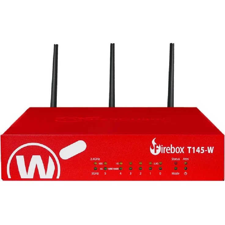 WATCHGUARD Firebox T145-W, Netzwerkschrank mit 1GbE, 2.5GbE und Wi-Fi 7