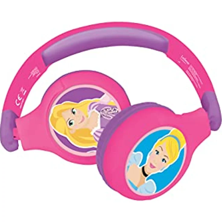Lexibook Disney Prinzessin Kopfhörer für Kinder, faltbar, 2in1 Bluetooth mit Lautstärkebegrenzung, Frozen II Design – Bild 4