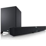 Teufel Cinebar Pro Soundbar der High-End-Klasse Echter Surround-Sound mit Dynamore Bluetooth HDMI Heimkino Subwoofer Schwarz