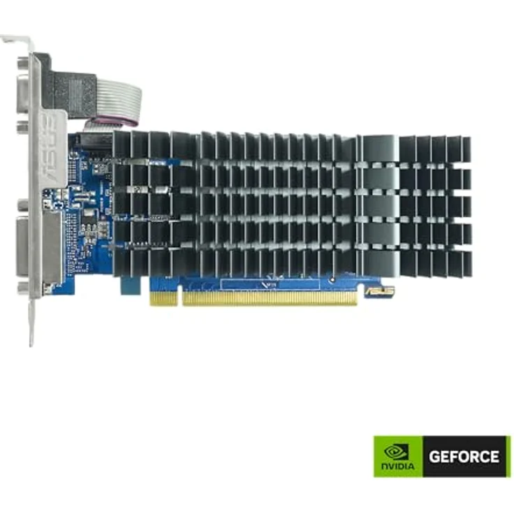 ASUS GeForce GT 710 2GB GDDR5 EVO Low-Profile Grafikkarte (Nvidia GeForce GT710, für leise HTPC-Aufbauten, Unterstützt 3 Monitore, PCIe 2.0, HDMI 1.4b, GT710-SL-2GD5-BRK-EVO) – Bild 2
