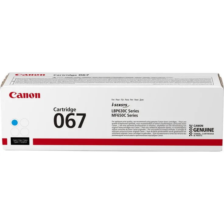 Canon Tonerkartusche Canon Toner 067 cyan - Hochwertige Druckergebnisse in brillanter Farbe