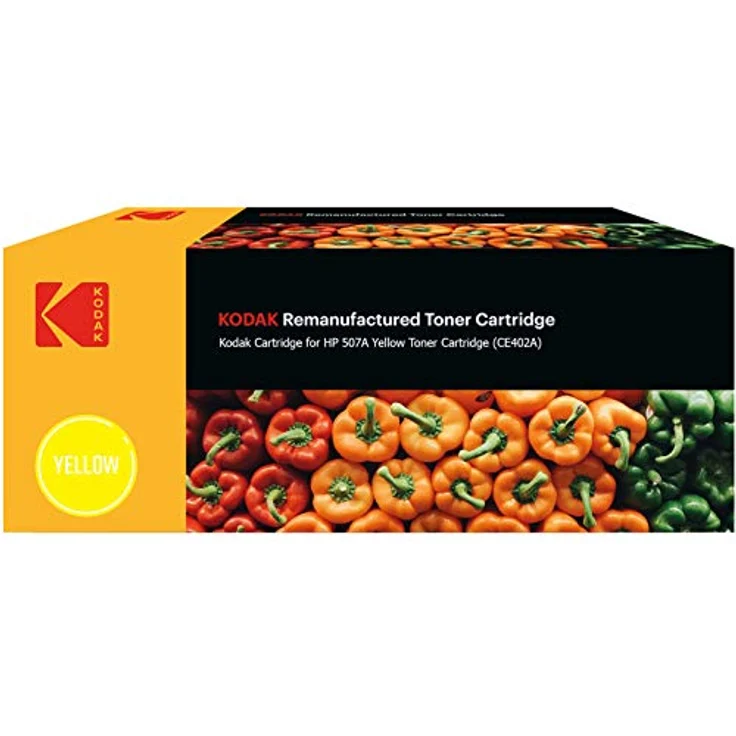Kodak Supplies 185H140204, Toner gelb für Hewlett Packard LJ500, 6000 Seiten, kompatibel zu CE402A/507A