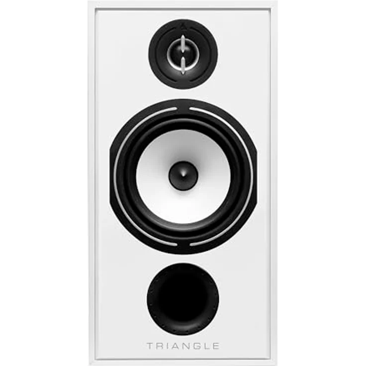 TRIANGLE BOREA BR04, Hi-Fi-Regallautsprecher mit 110W Leistung, 90 dB Wirkungsgrad, Bassreflex, weiß (Paar) – Bild 4