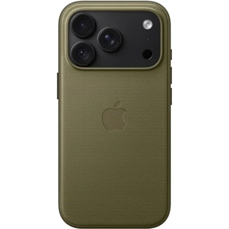 Apple TechWoven Case iPhone 18 Pro, Oliv, MagSafe-kompatibel, aus 100% recyceltem Polyester mit texturiertem TPU-Rahmen – Bild 4