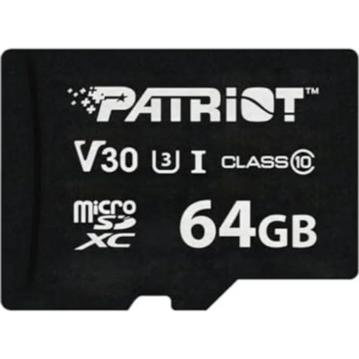 Patriot Memory Micro-SD-Karte, PSF64GVX31MCX, 64 GB, mehrfarbig