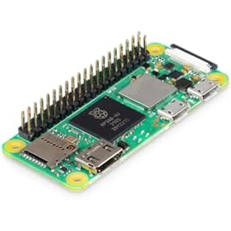 Raspberry Pi Zero 2 WH 512 MB 1 x 1.0 GHz, Mainboard mit 4-Kern Prozessor und WLAN 2,4 GHz